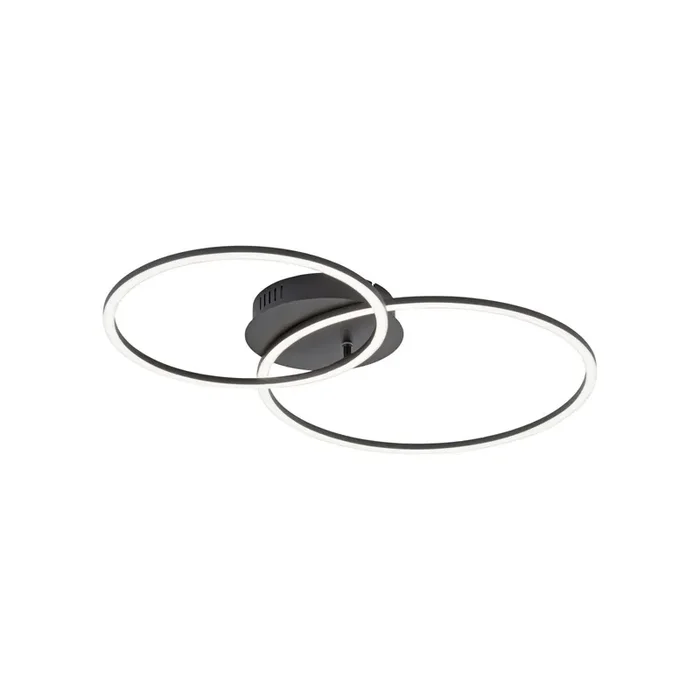 Nur Für Kurze Zeit LED Deckenleuchte Metall Schwarz 26 W 3000 K flexibel