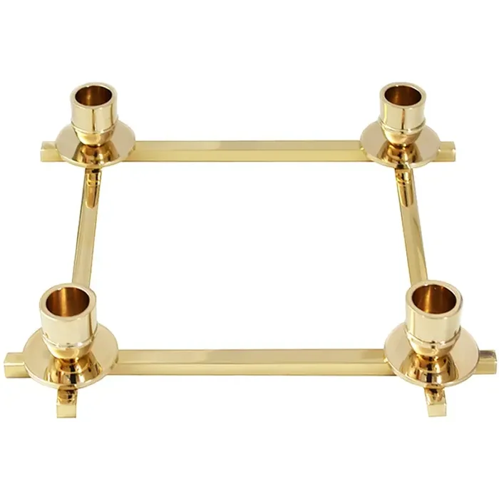 Nur Für Kurze Zeit Lucia Candlestick for 4 Candles, Brass