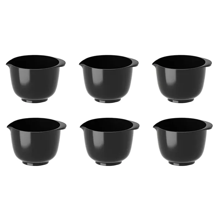 Nur Heute Margrethe Mini-Schale 25 ml 6-er Set, Schwarz