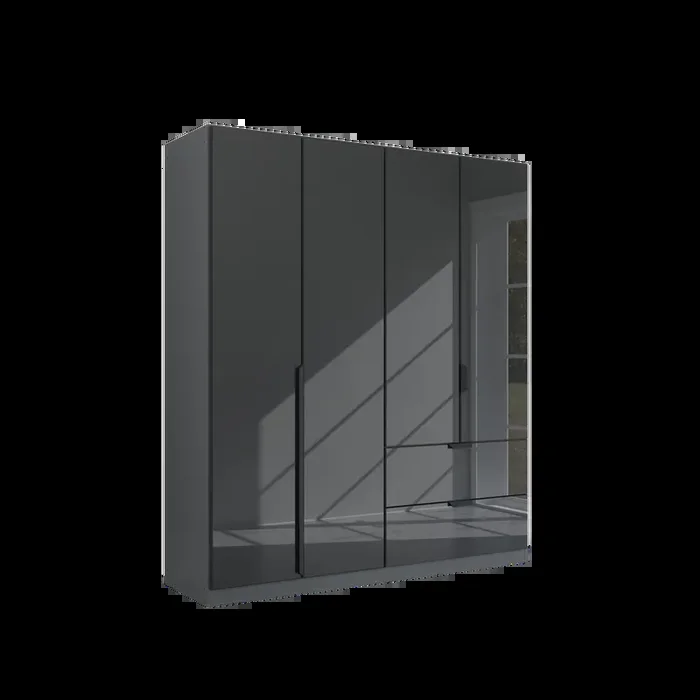 Online Kaufen Drehtürenschrank Mode 4-türig Grau 54*181*210