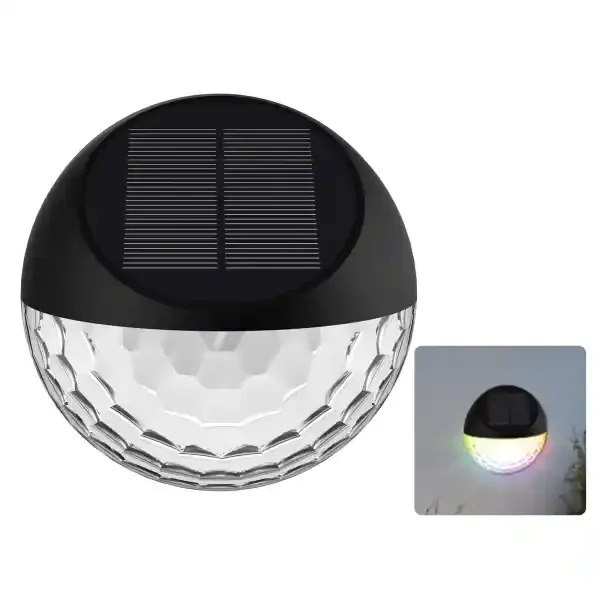 Sale LED-Wandleuchte Aussen Solar IP44 mit Dämmerungsschaltung 2W RGB