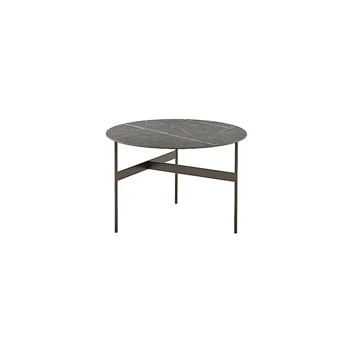 Schneller Versand Formiche Couchtisch Ø 62 cm – Steinzeug grau – grau