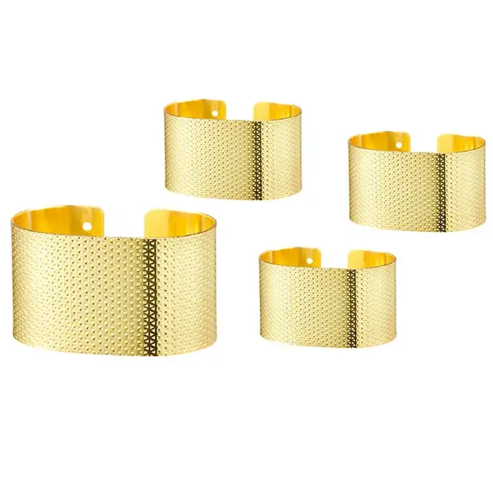 Svea Napkin Rings 6 Pcs, Gold Plated Markenprodukt