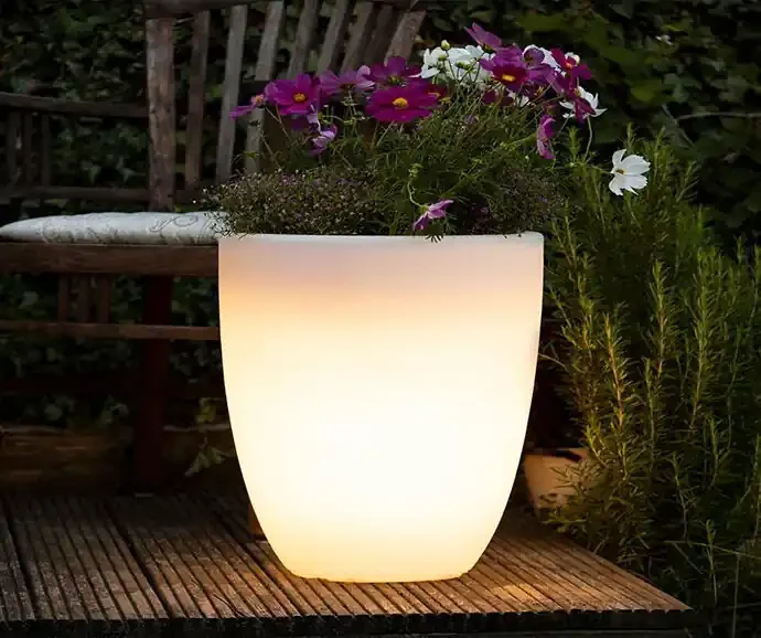 Top-Seller 8 Seasons Design Shining Curvy Pot S weiß