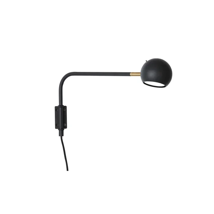 Weltweiter Versand Yes! Wandlampe, Schwarz
