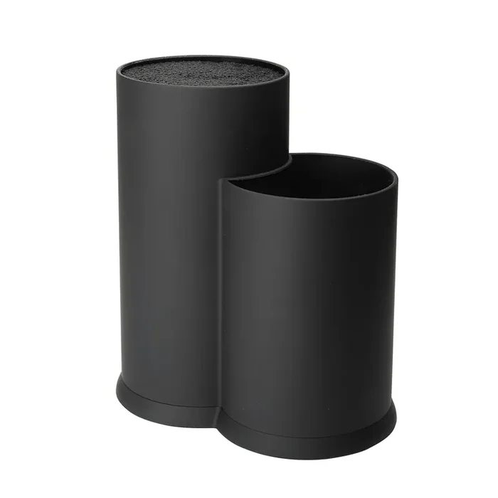 Wide Knife Blocks & Utensil Holder, Black Top-Preis