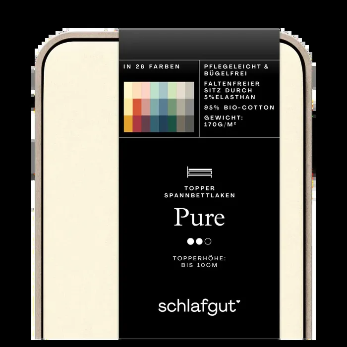 Wochenendangebot Spannbetttuch 90/100×190/200cm Yellow Light